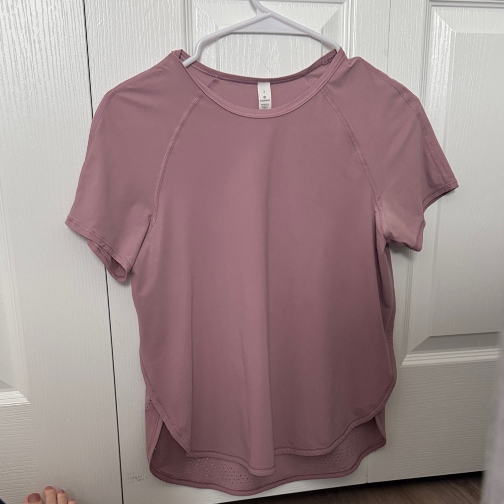 lululemon athletica Strong Rays Short Sleeve-Pink Taupe